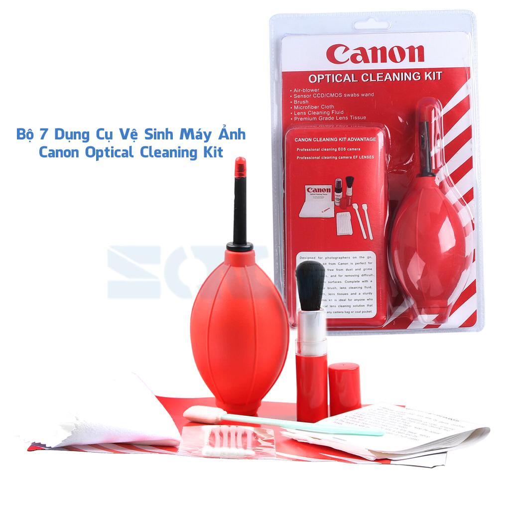 Bộ 7 Dụng Cụ Vệ Sinh Máy Ảnh Canon Optical Cleaning Kit