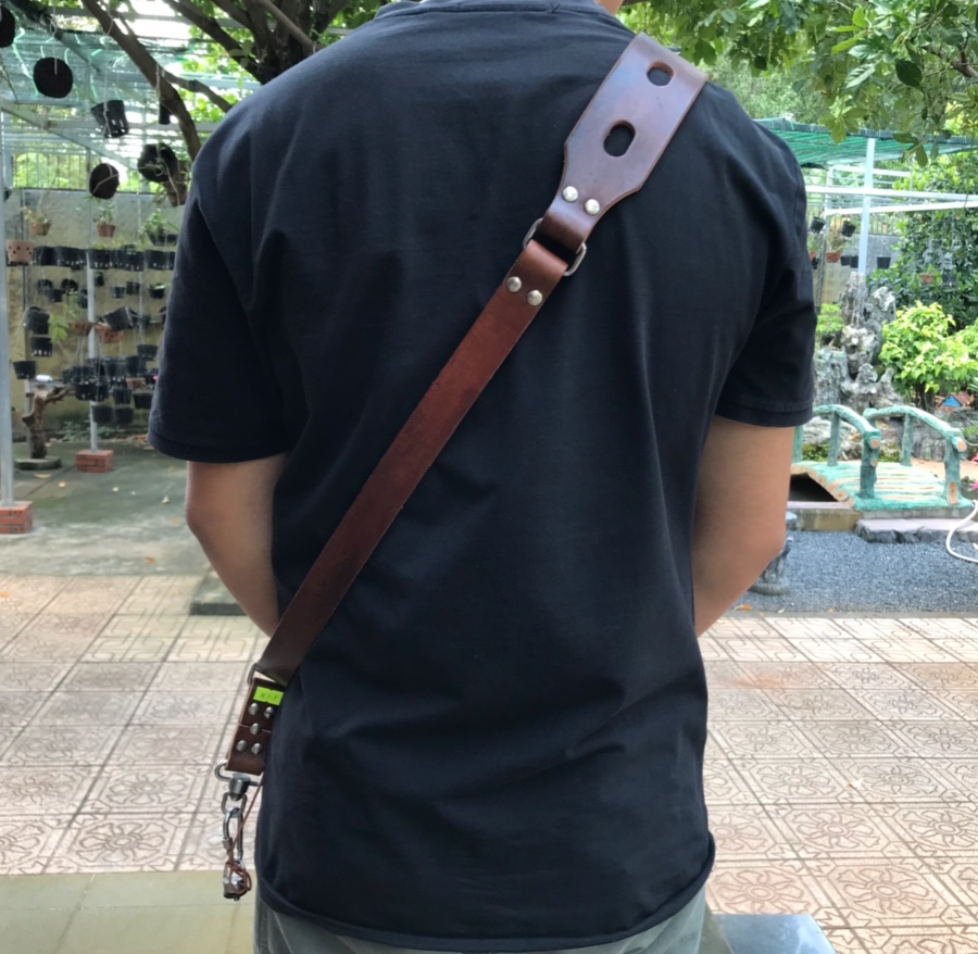 Dây Đeo Máy Ảnh Thao Tác Nhanh - Quick Strap Da Bò Handmade TS5014 - Ảnh 2