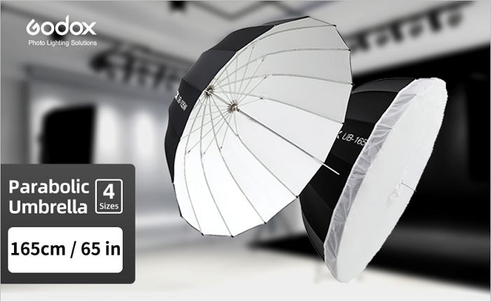 DÙ PHẢN TRẮNG PARABOLIC GODOX UB-165W
