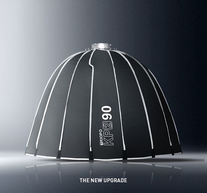 Softbox Parabolic thao tác nhanh Triopo KP2-90+ Grip ngàm Bowen